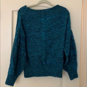Anthropologie Off-The-Shoulder Sweater